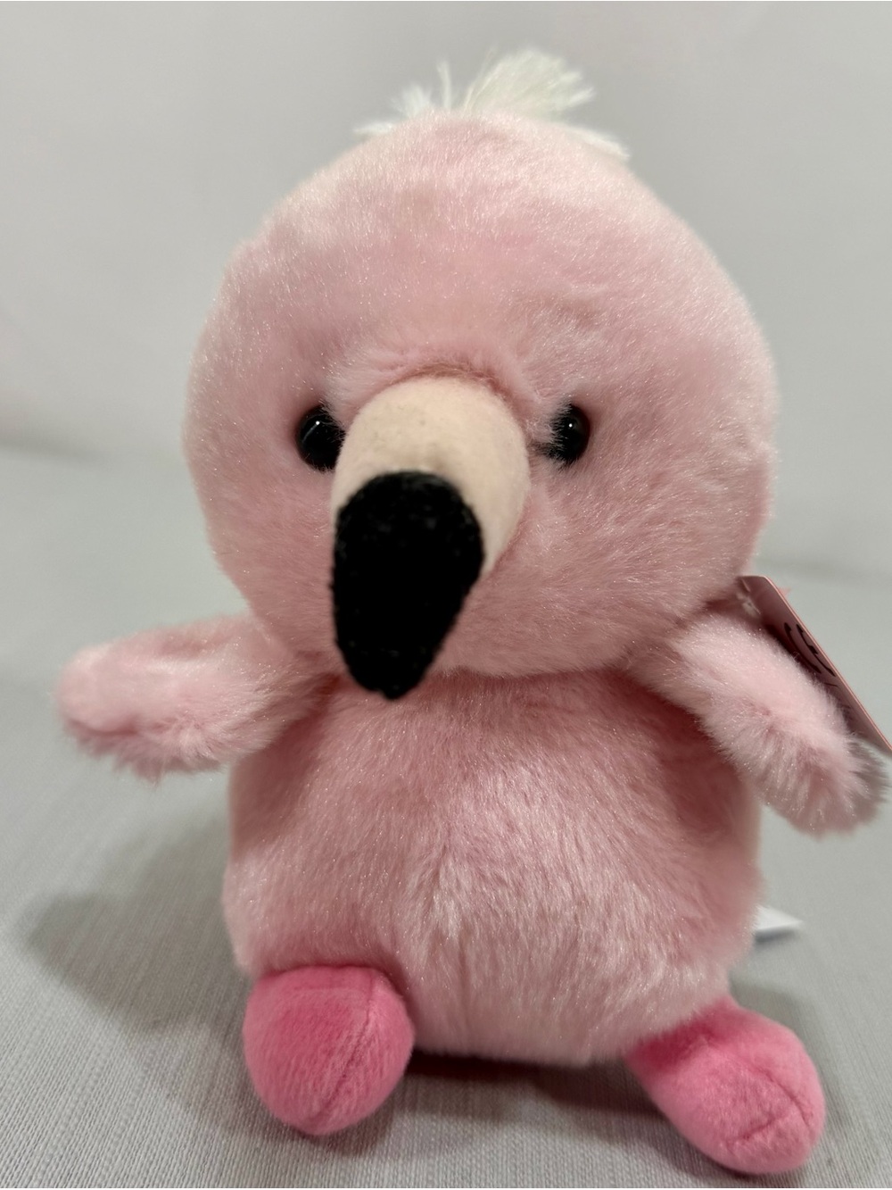 Aurora Pink Flamingo Rolly Pet Plush Stuffed Animal Mini Under 6" 2024